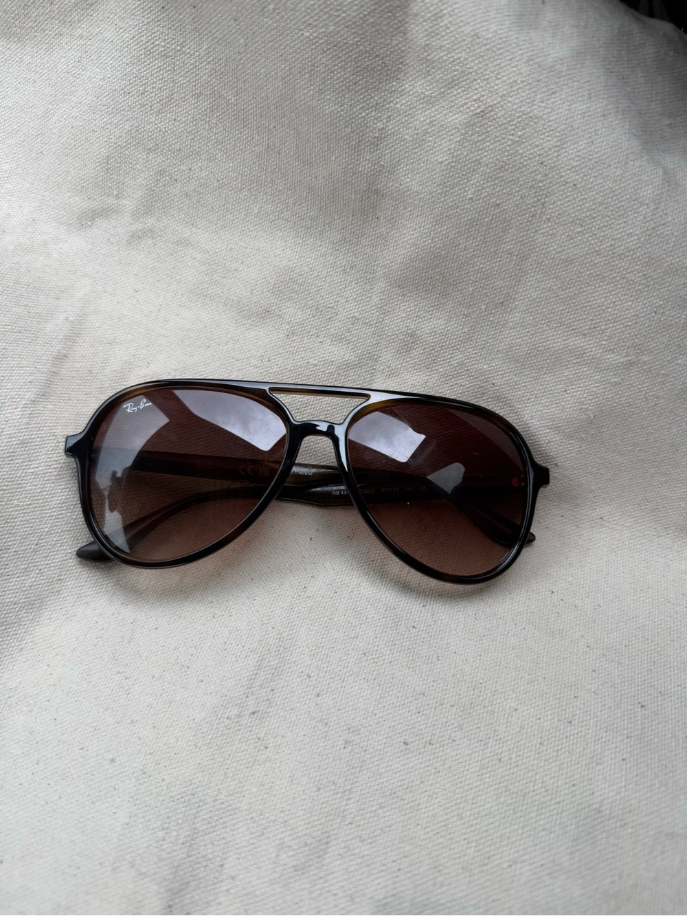 Ray-Ban Aviator Sunglasses in Brown and Black